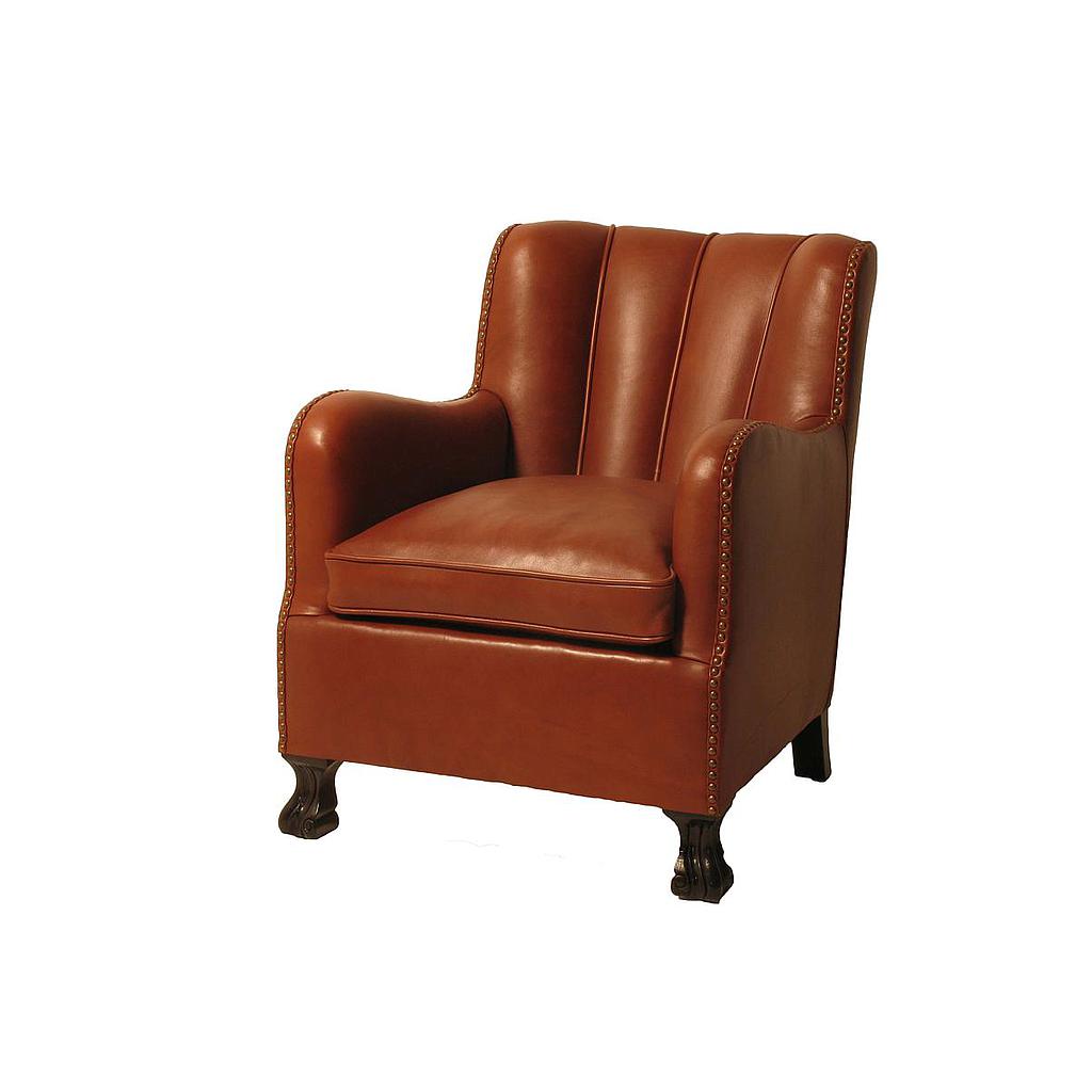 Denmark leather Deco chair